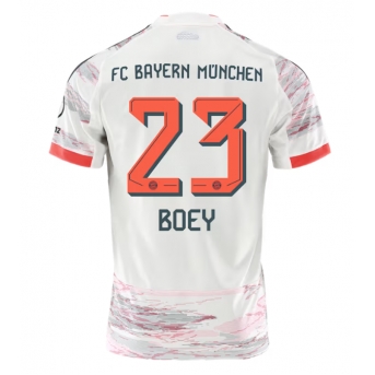Billige Fotballdrakt Bayern Munich Sacha Boey #23 Replika Bortedrakt 2025-26 Kortermet